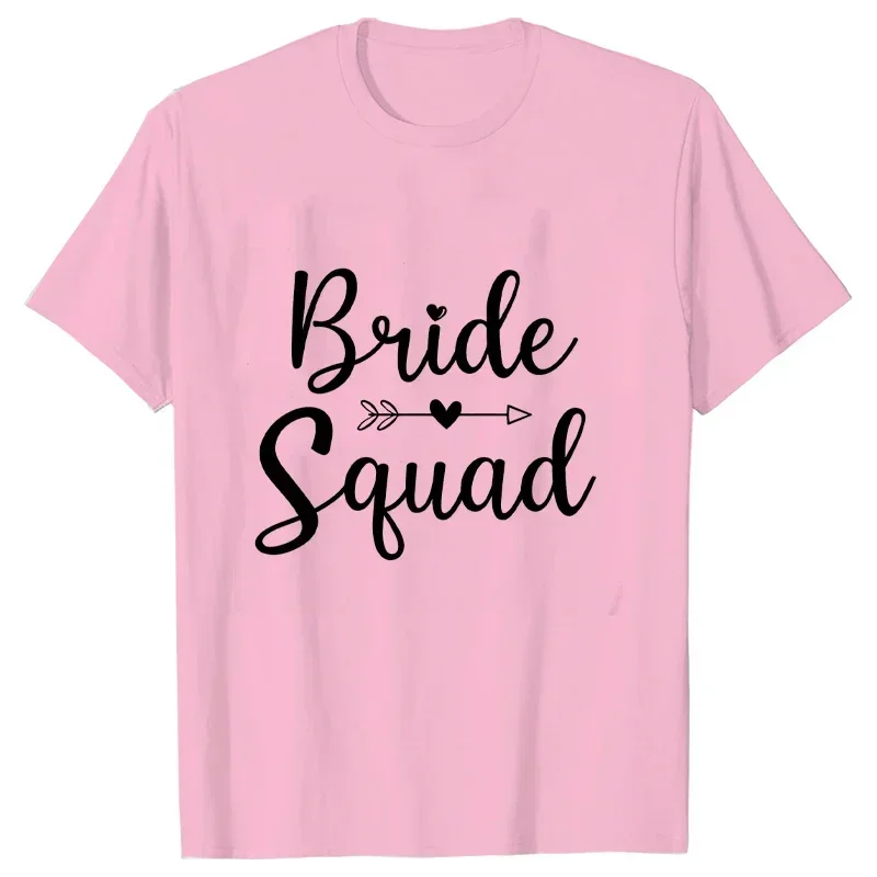 المرأة فريق العروس تي شيرت السهم الحب القلب بلايز الزفاف الزفاف المشاركة التي شيرت أصدقاء العازبة الدجاجة حفلة تيز EVJF تي شيرت