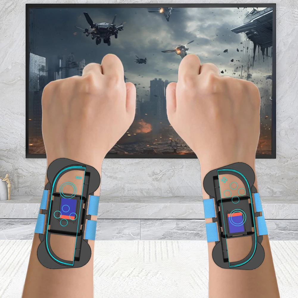 

10 PCS Family Accessories Kit for Nintendo for Switch 2 Joy-Con Sports Games Accessories Armband Leg Strap Game Controller Grip