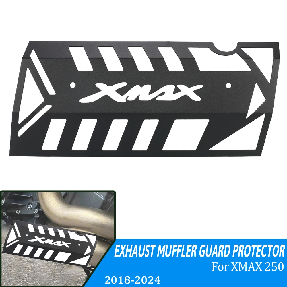 

For YAMAHA XMAX XMAX300 XMAX250 X-MAX 300 250 2017-2024 Motorcycle Exhaust Guard Exhaust Protector Scald Proof Lid Exhaust Cover