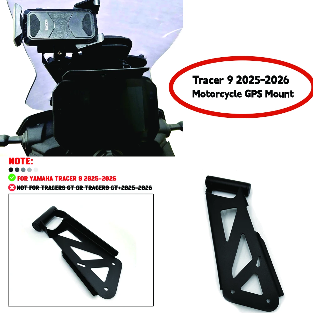 Motorcycle accessories For Tracer9 T9 GPS Holder Mobile Phone Navigation Bracket Plate Bracket For Yamaha Tracer 9 2025-2026