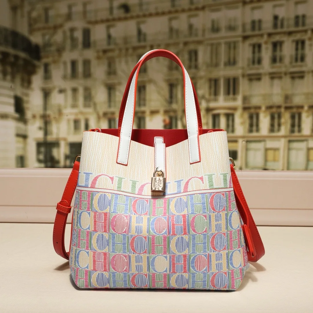 

Женская сумка-ведро с принтом, сумка через плечо для работы, весна-лето, маленькая роскошная новинка, Новое поступление