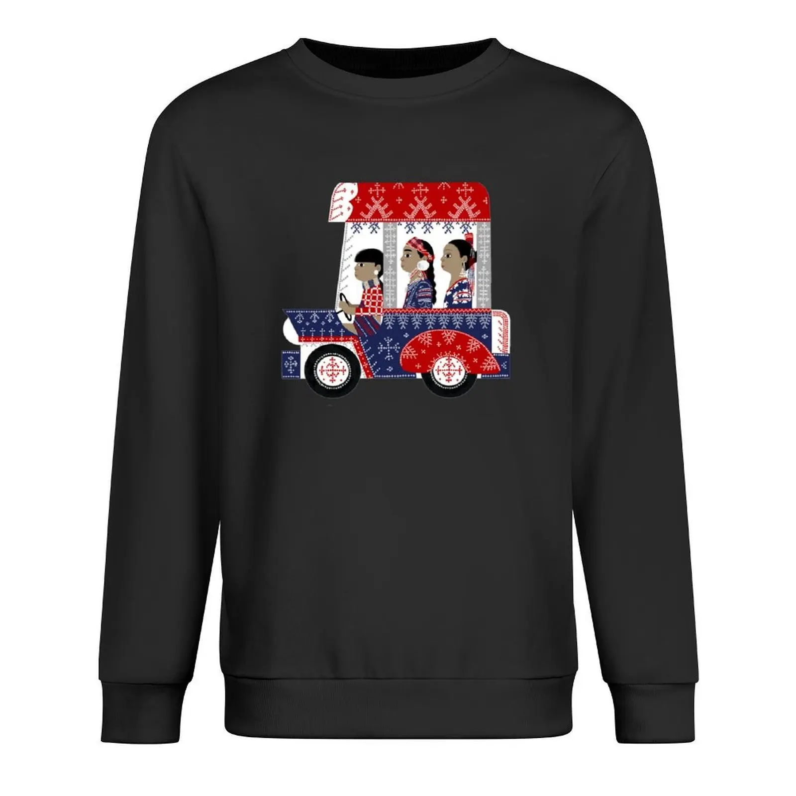 

Mindanao jeepney illustration by robert alejandro Pullover men wear men's sweat-shirt graphic t shirts men oversize sweatshirts