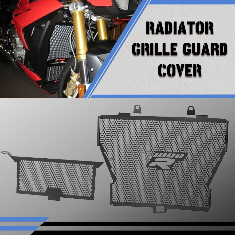 

For BMW S1000R 2013-2020 / S1000XR 2015-2019 /S1000RR 2010-2018 2017 Radiator And Oil Cooler Guard Set Grille Cover Protection