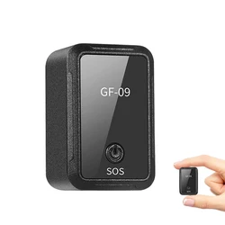 GF09 GPS Tracker Com Gravação De Voz Livre Em Tempo Real Localização Rastreamento APP Ímã Adsorção Mini Locator Spy Device