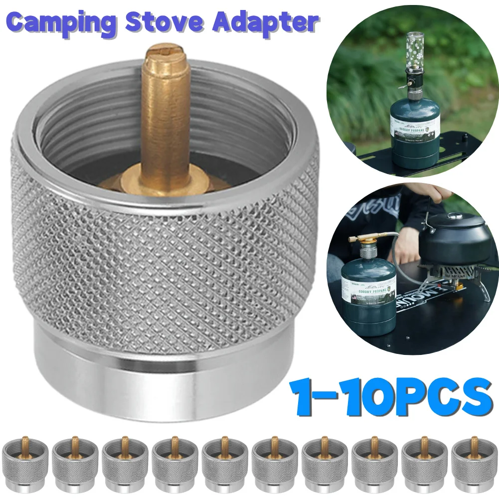 Camping Stove Adapter Long-Lasting Gas Stove Adapter Converter Propane Valve Cylinder Canister Adapter Camping Equipment