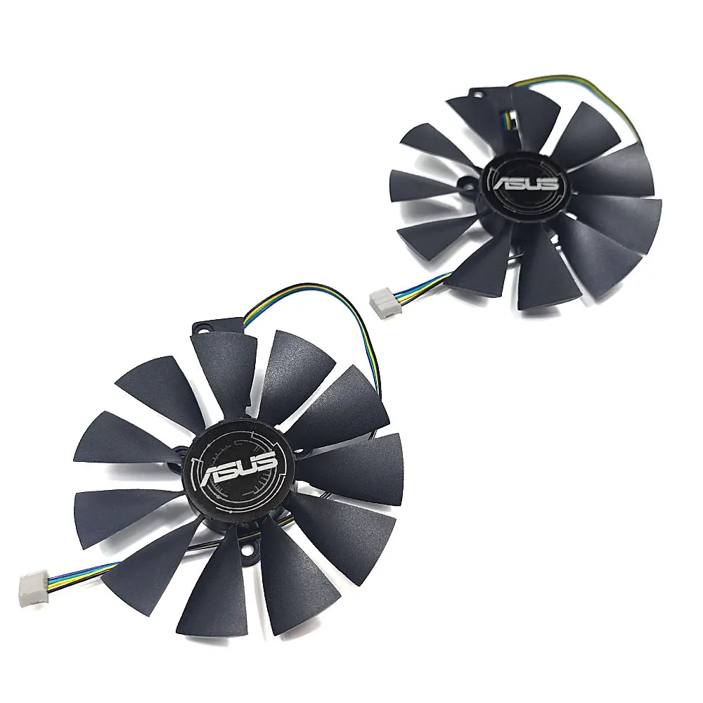 NOUVEAU ventilateur de GPU de DUAL-RTX FDC10U12S9-C 2060 2070 de 87MM 4IN, pour ASUS DUAL-RTX 2060 2070 2080 2080TI foucorporelle le ventilateur de refroidissement de carte