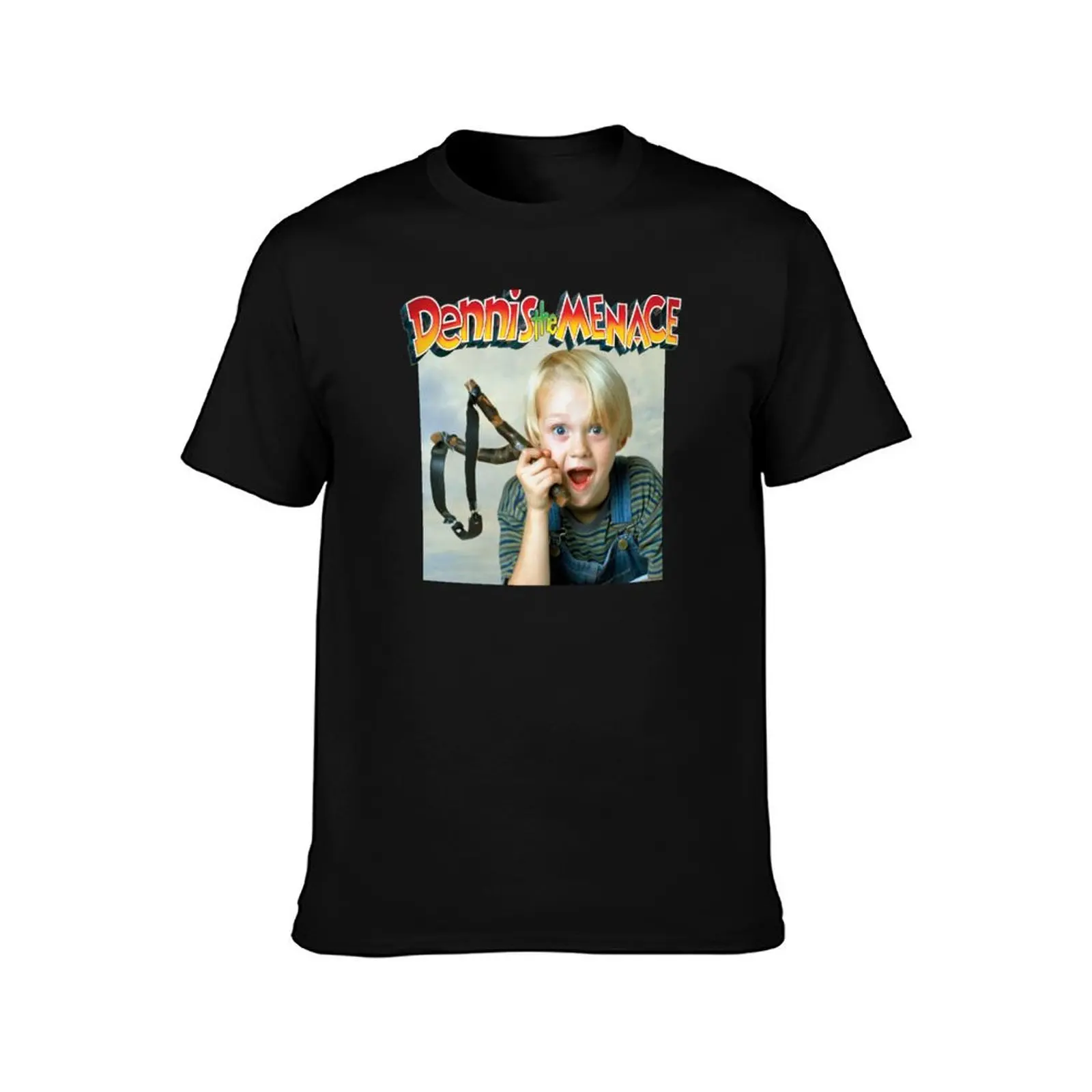 Dennis the menace tv show T-Shirt Summer Casual Cotton Tee Oversized Streetwear Tops Vintage Graphic Print Unisex Men Women