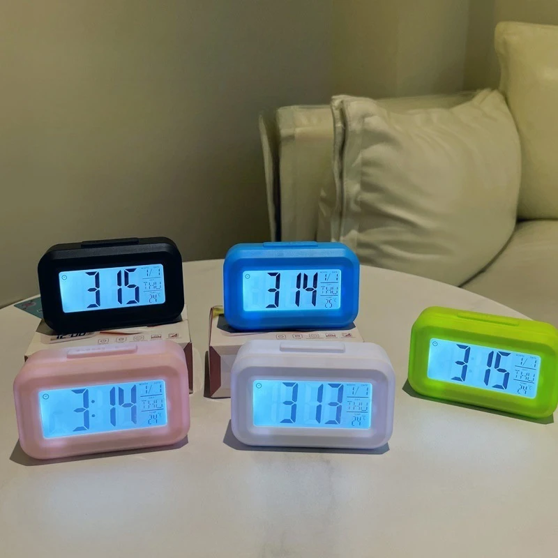 ساعة منبه ساعة الطاولة مكتب ساعة رقمية ساعة الطاولة ساعة للطلاب ساعة منبه جمالية #3