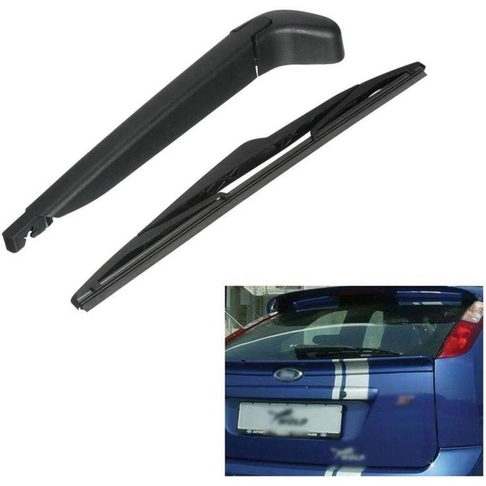 Car Rear Windshield Windscreen Wiper Arm Blade Set Kit For  Ford Focus Mk2 Hatchback 2004-2011 FFA-2004-2011, RWB-33-35