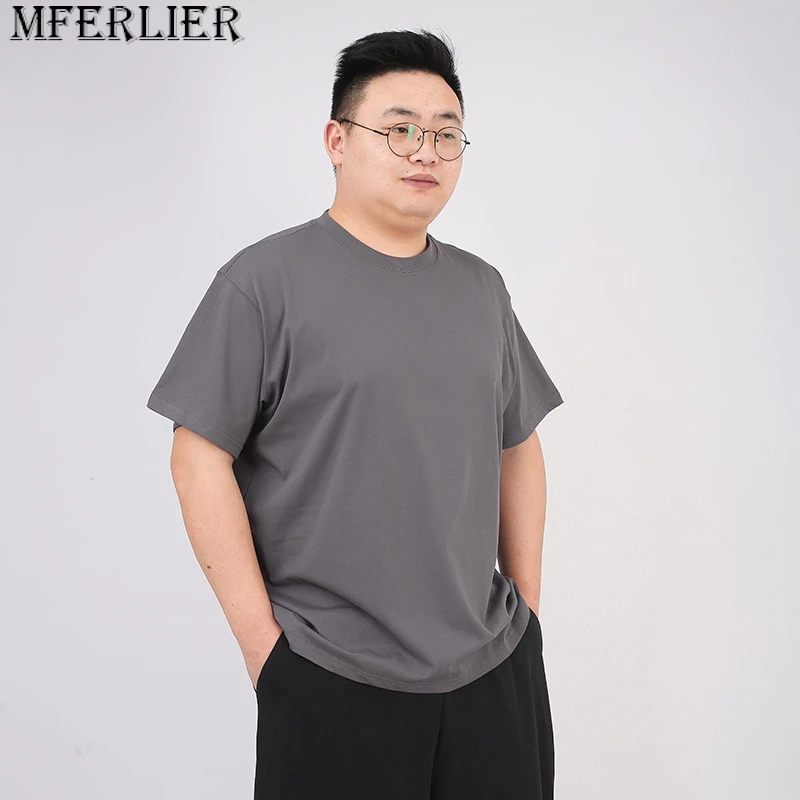 Summer men Oversized t-shirt Bust 202cm 16XL 15XL 14XL 13XL Weight 170KG-250KG Plus size Men t-shirt