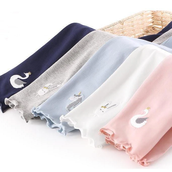 1pc Kid Legging Girl Elasticity Trouser Children Ice Silk Spring Summer Korean Version Baby Fashion Breathable Cartoon Slim Pant