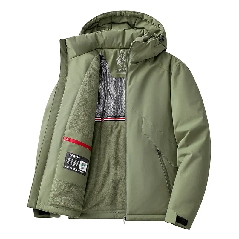 

Зимние мужские теплые парки с капюшоном, мужские ветровки, верхняя одежда, парки, пальто, теплые пальто на молнии, модная верхняя одежда в стиле Харадзюку