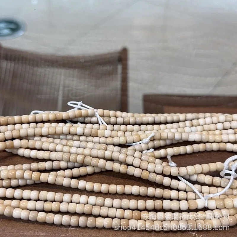 White Jade Bodhi Straight-Cut 6 ✖️ 5 Pieces Of Versatile Accessories Bracelets, Including Spacer Beads And C