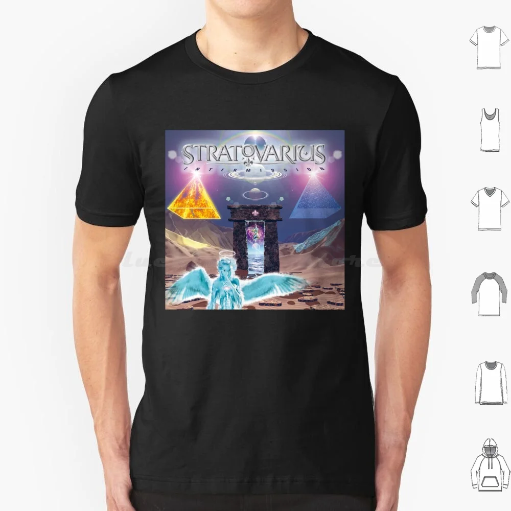 

Stratovarius-Intermission Album 2001 T Shirt 6xl Cotton Cool Tee Stratovarius Finnish Power Metal Band Band Progressive Metal