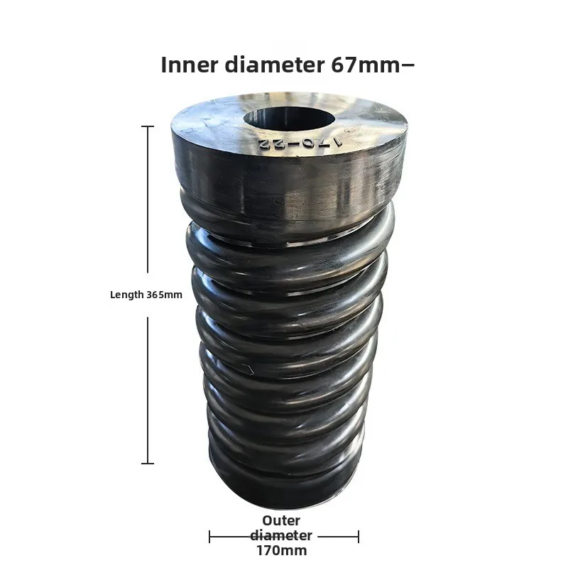 Cylindrical Composite Rubber Shock Absorbing Spring Column Vibrating Screen Mining Buffer Accessory