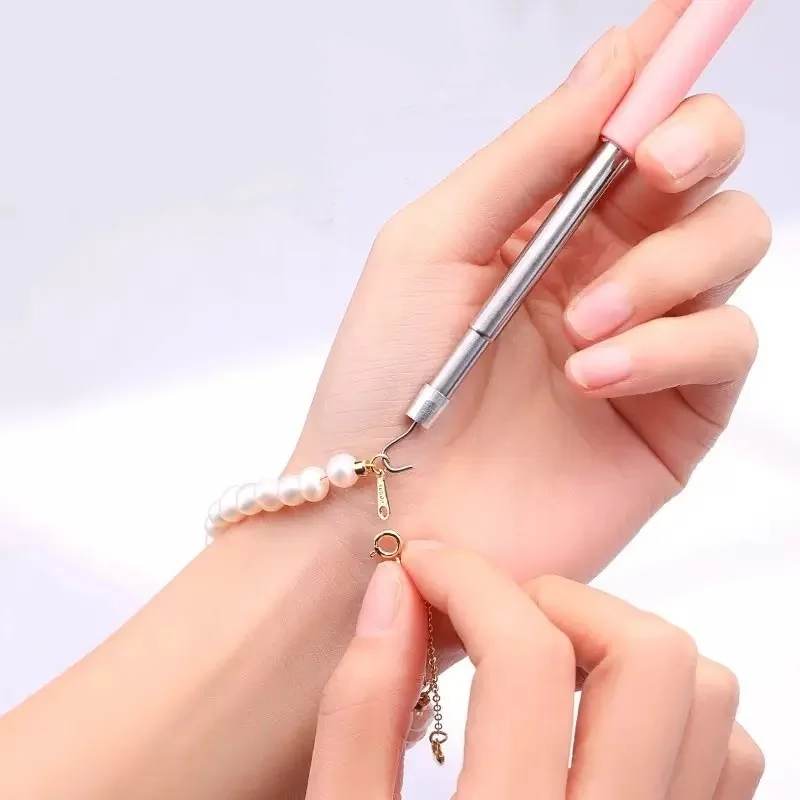 Help Wear Bracelet Tool Partner Jewelry Helper Fastening Aid Quickly Unfasten Hooking Equipment Pliers Clasps Ties Zipper Craft