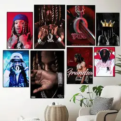 Rapper K-King Cool V-Von Poster Prints Muurschildering Slaapkamer Woonkamer Muursticker Klein