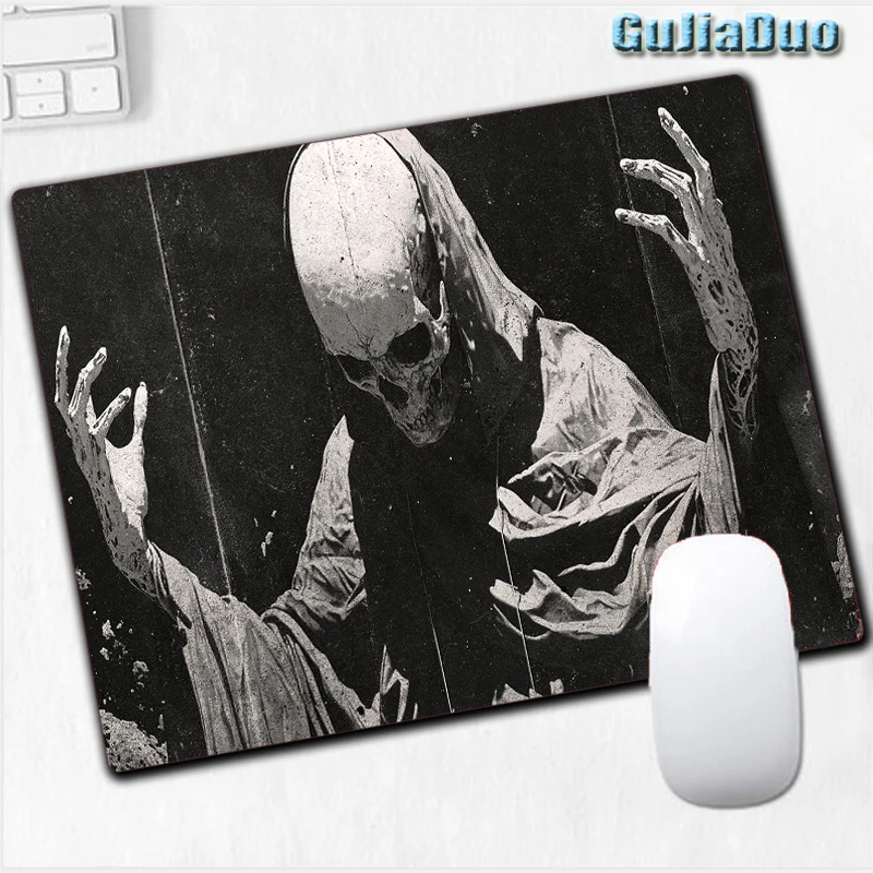 GuJiaDuo Skull Mouse Pad Computer Keyboard Table Desk Mat Waterproof Non-slip Scary Art Mousepad for Office Hoom Gamer Cabinet