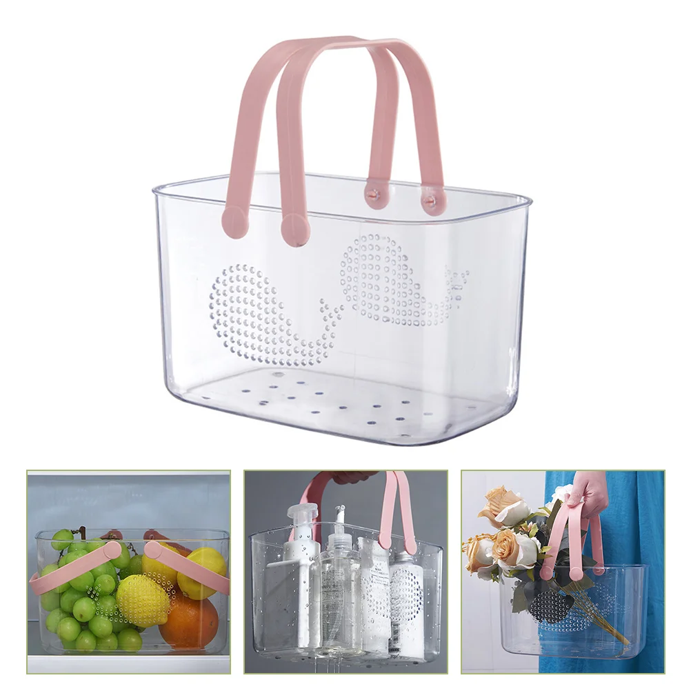 

Bath Basket Baskets Bathroom Organizer Toilet Large Shower Dorm Toy Storage Bins Small Plastic for Portable Laundry Travel