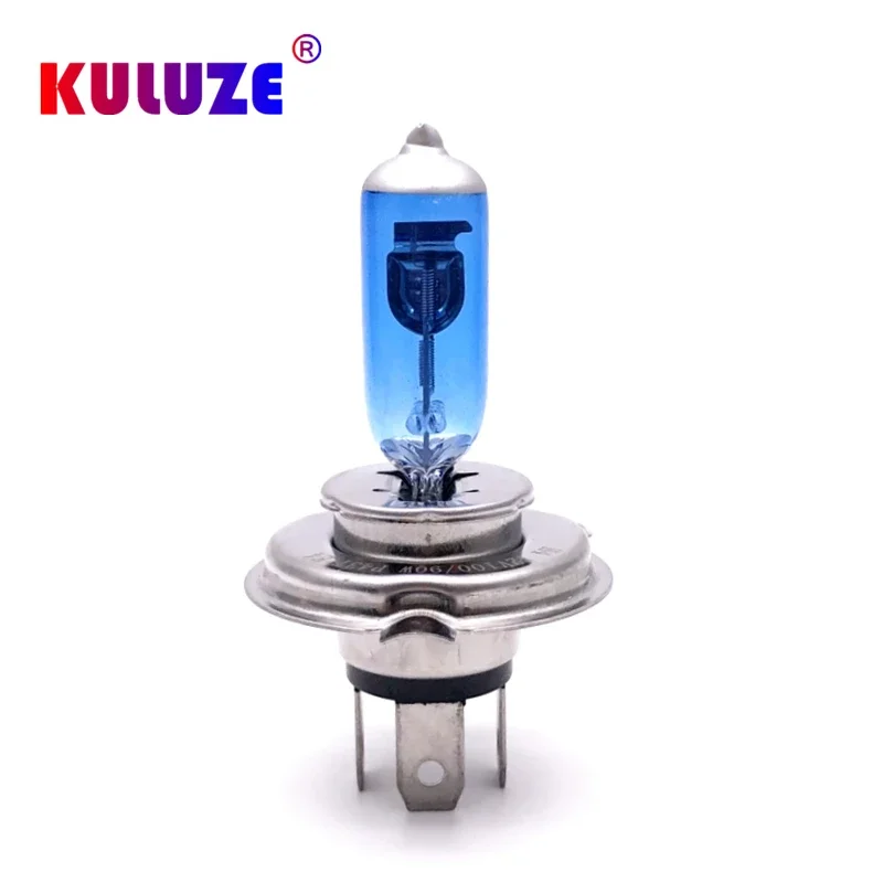 

10pcs H4 12V 60/55W P43T Halogen Bulb 5500K Super White Car HeadLight Quartz H4 100/90W High Low Beam Halogen Wholesale
