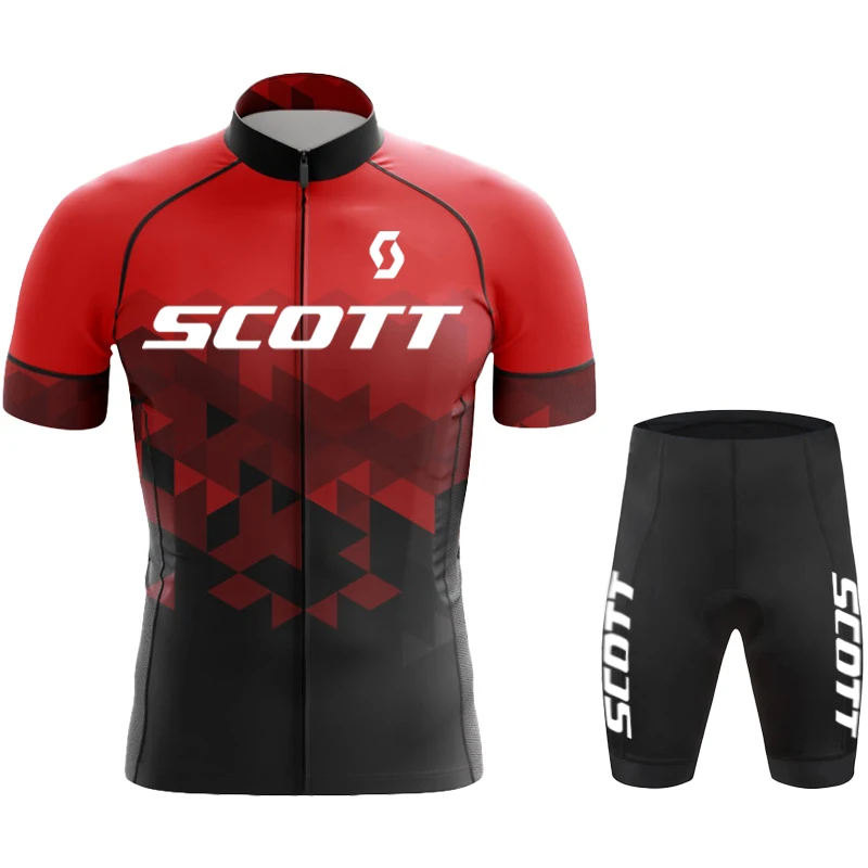 SCOTT Men\'s Cycling Jersey Man Mountain Bike Jerseys Bicycle Mtb Clothing Men Bib Shorts Mens Cycling Clothes Cycle Wear Jacket