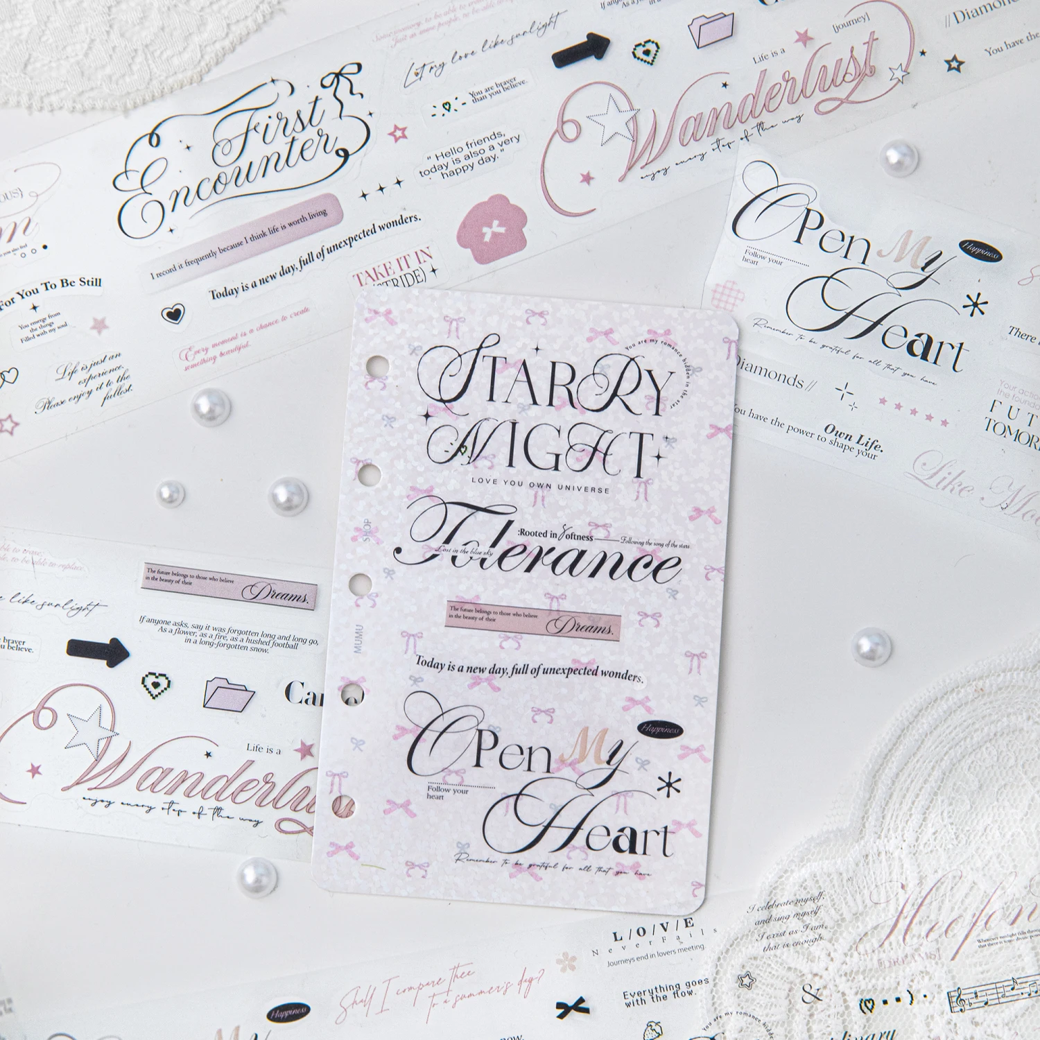 50 مللي متر * 2 متر PET رومانسية العبارات الإنجليزية أشرطة ملصقات سكرابوكينغ حساب اليد لاصق يدوية Diy بها بنفسك غير المرغوب فيه مجلة لوازم الحرفية #5