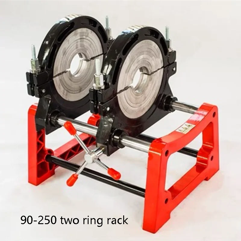 New four ring manual butt welding machine support two ring frame PE pipe welding machine butt welding machine PE docking