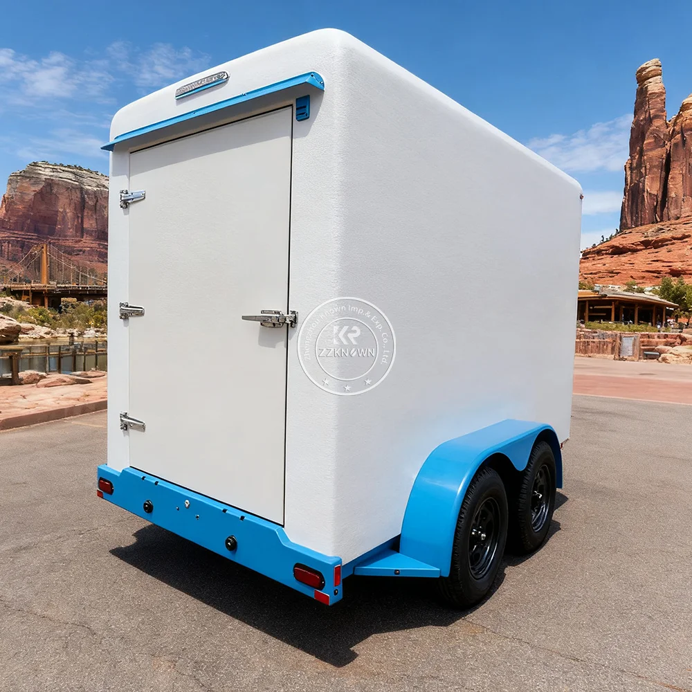 Mobile Portable Freezer Cold Storage Trailer Cold Chain Truck Commercial Food Grade Reefer Refrigerated Trailer