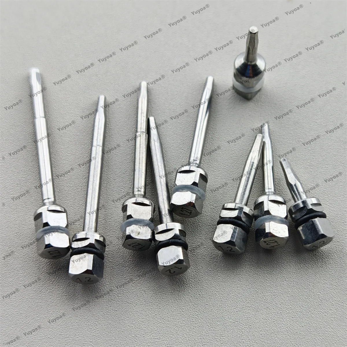 3pcs Dental Implant Drivers for Osstem Dentium 1.2 /1.27 Square Screwdrivers Dentist MU Screw Driver