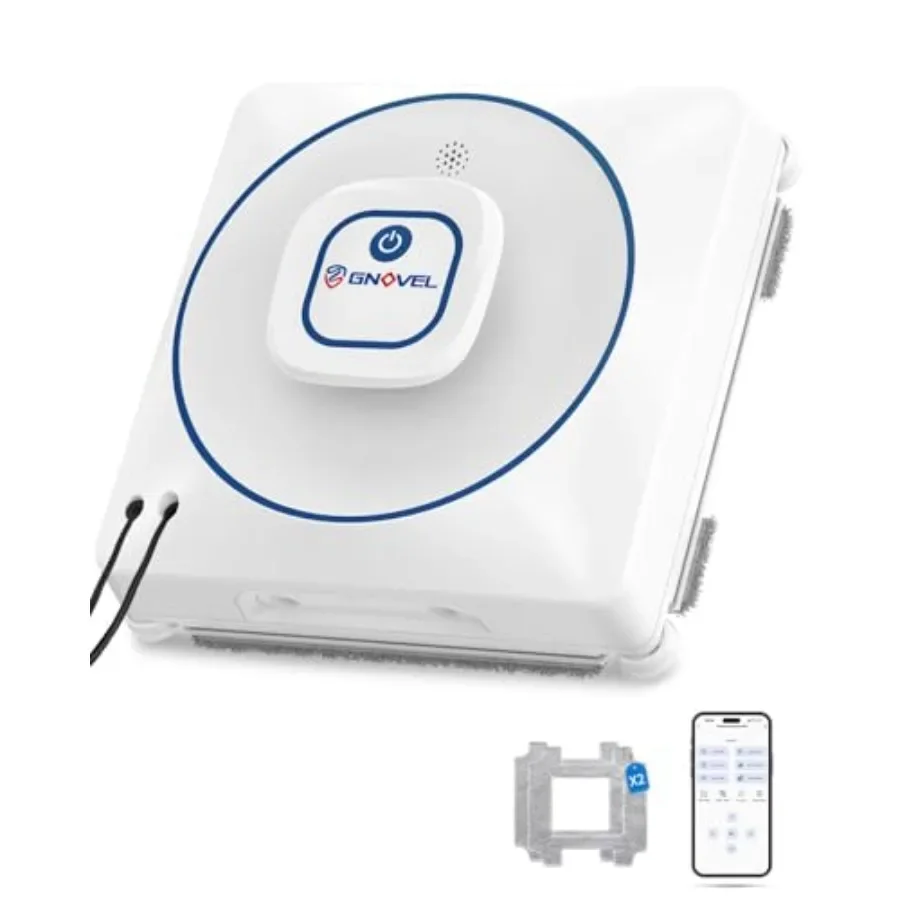 

Window Cleaning Robot for high-rise glass, 8000Pa suction, intelligent path planning, 15-stage anti-fall, app remote control, h