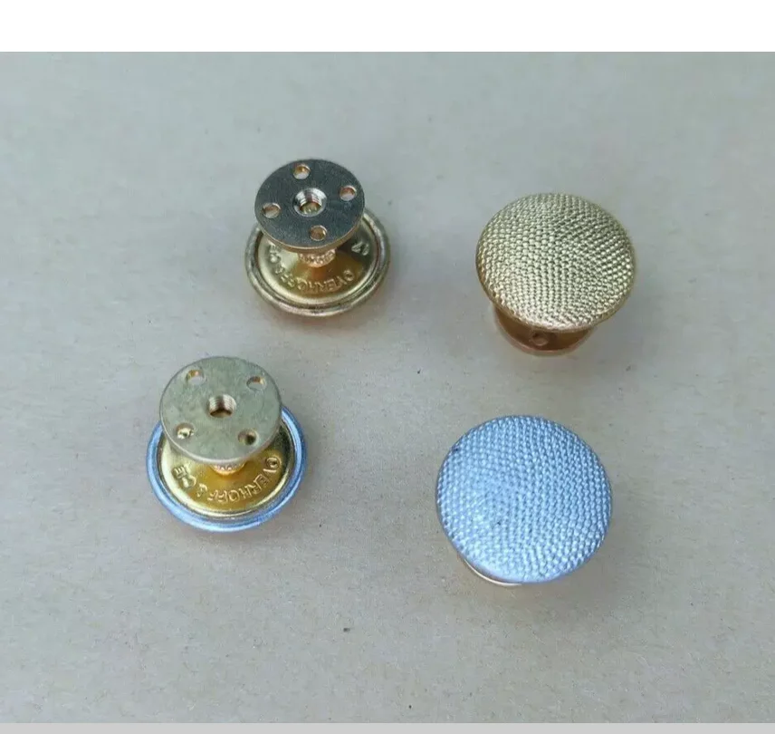Pair of German epaulet with caviar texture screw button