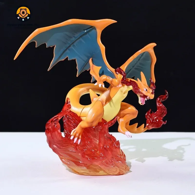 

20 см настоящая новая модель Town Fire Dragon Limited PokéMon Gk, двумерная фигурка, модная игрушка, украшения для сцены, подарок для мальчиков