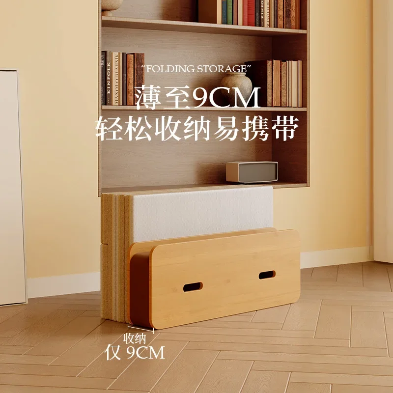 Cama de casal individual dobrável, cama de artefato para almoço de escritório, cama temporária para convidados domésticos adultos, não ocupa espaço