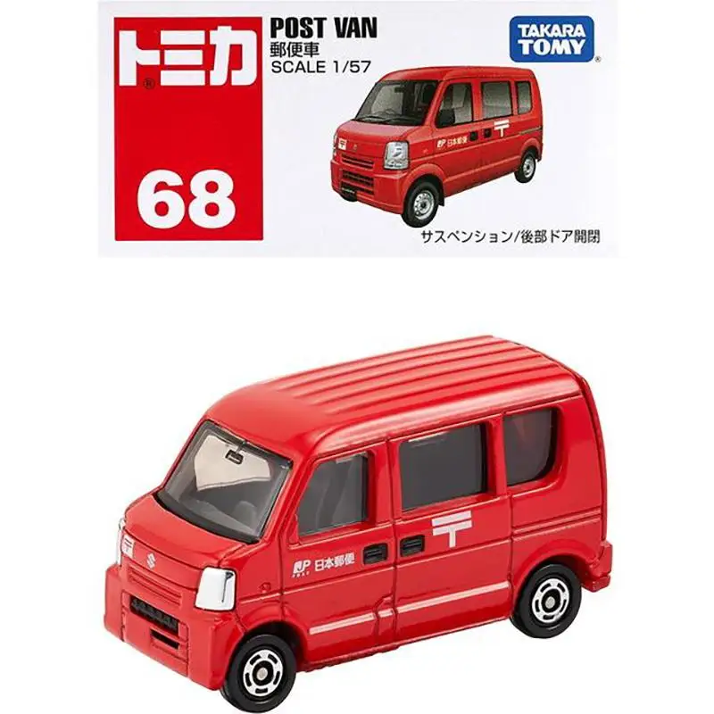 Takara Tomy Tomica Nr. 68 Suzuki Post Van In Rot 1/57 Auto Kinder Spielzeug Motor Fahrzeug Druckguss Metall Modell