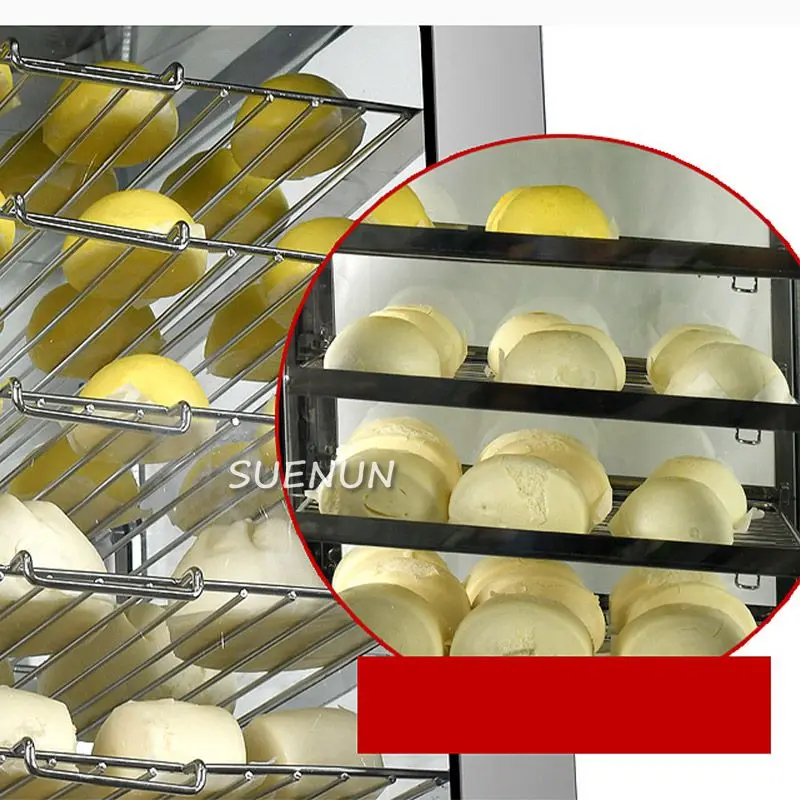 Automatic steamed bun machine Commercial convenience store thermal insulation steamed bun steamed bun steamed machine small glas