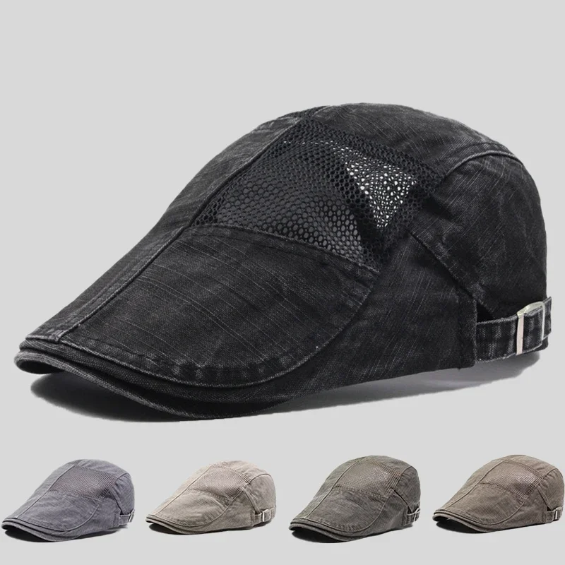 Fashion Quick-drying Casual Berets Caps Men Women British Painters Hats Spring Summer Cap HipHop Berets Hat Bonnet Newsboy Cap