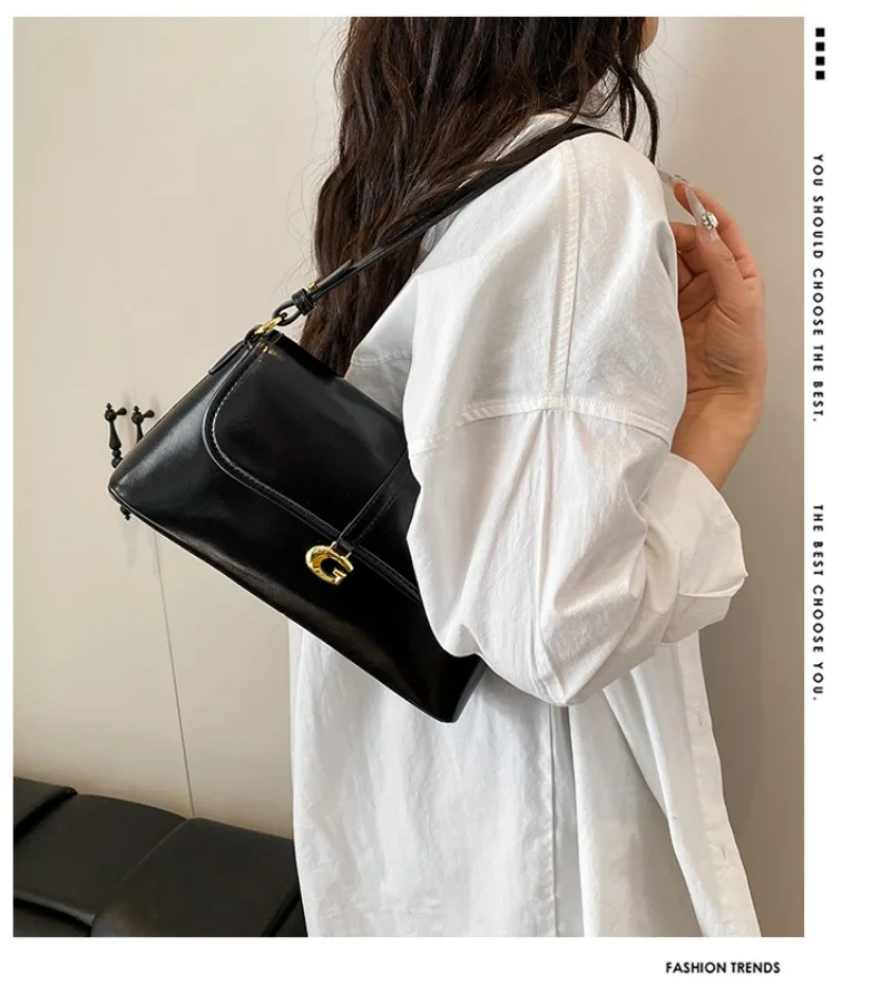 

2025 Новая винтажная женская сумка через плечо из мягкой кожи, элегантный кошелек под мышками, сумка через плечо в стиле бохо для ежедневного использования, модная сумка-хобо