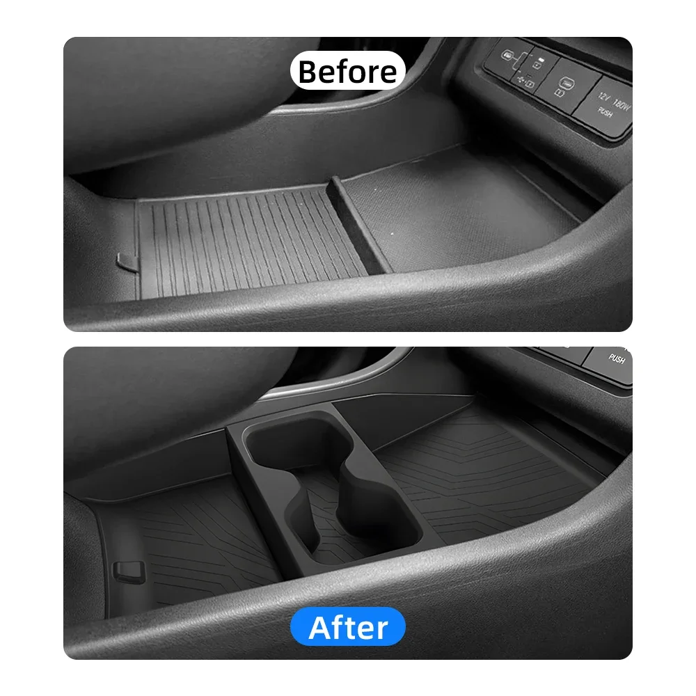 For the 2025, 2026 Modern Tucson Limited Hybrid (for Electronic Shift Only) TPE Car Under the Center Console Storage Bo