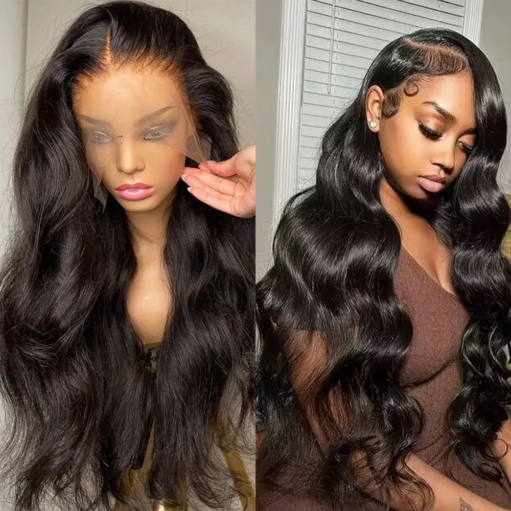 Rosabeauty HD 13X4 Front Human Hair  5X5 Glueless Wig Body Wave Lace Frontal 13X6 Transparent 250 Density For Women