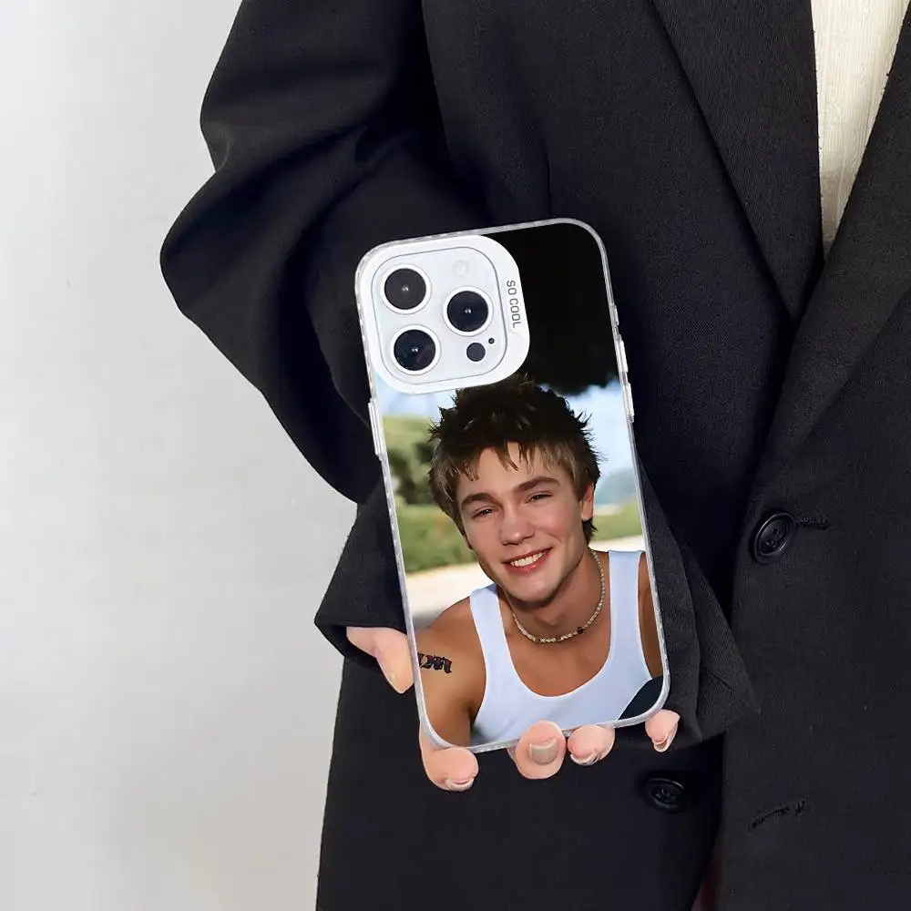 حافظة هاتف Chad W-MichaelS-M-MurrayS لهاتف آيفون 16 15 14 13 12 11 Pro Max Plus غطاء خلفي فضي مقاوم للصدمات #4