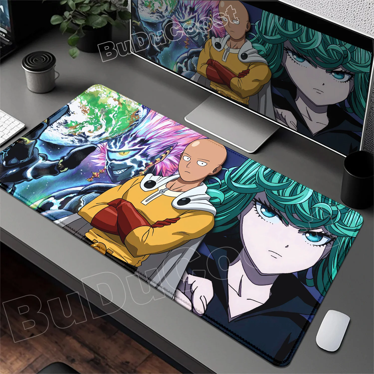 New HD Printing Anime ONE PUNCH-MAN 3 Mouse Pad Kawaii Gaming Accessories Xxl Keyboard PC Gamer Computer Desk Mat Large Mousepad