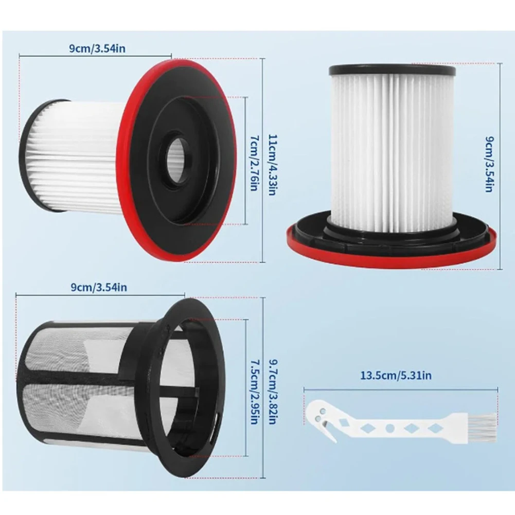 

2 Pieces Replacement Filters for UNLIMITED 6 Series Vacuum Cleaner Easy to Replace and Efficient in Dust Removal