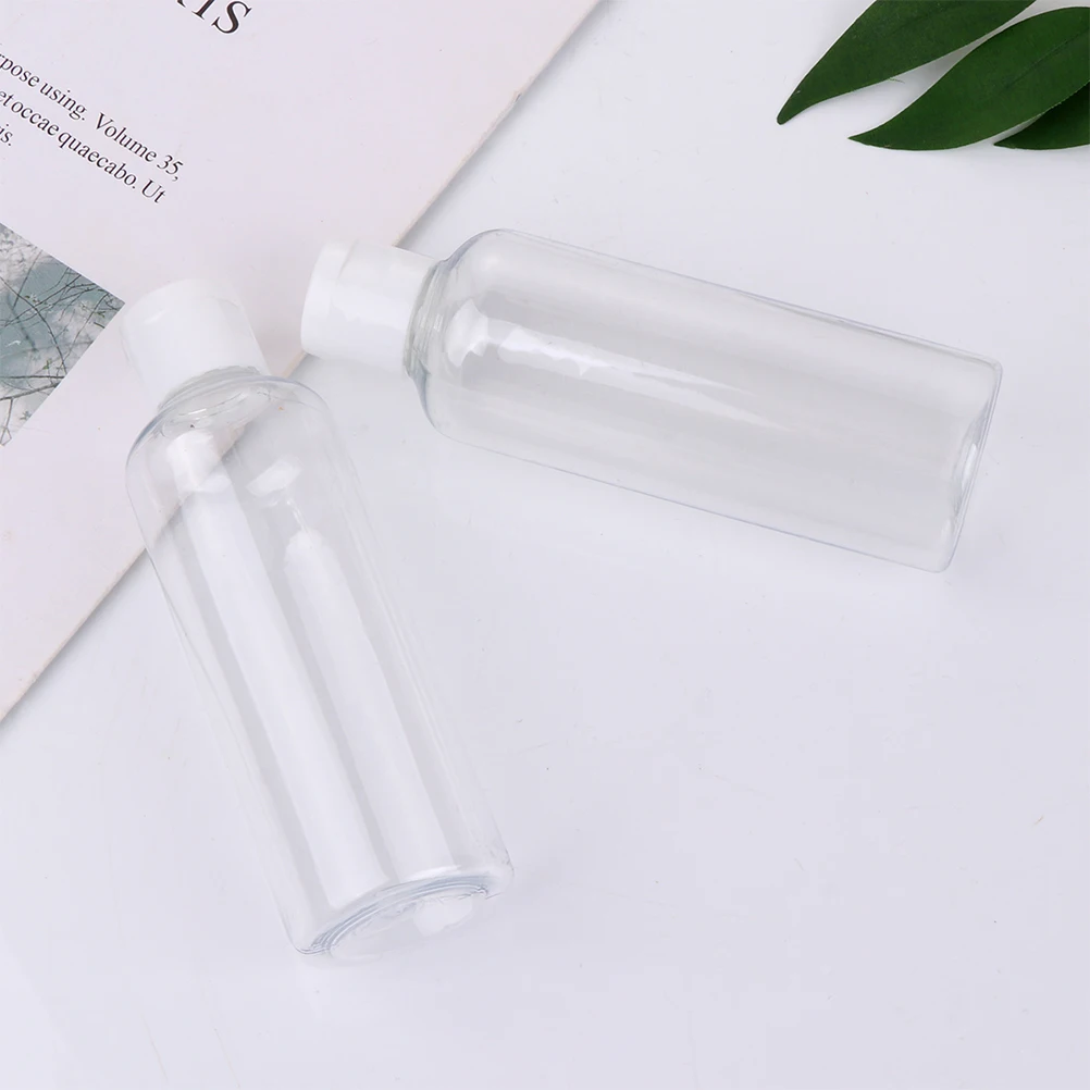 

12 Pcs 100ml Empty Subpackaging Bottles Refillable Cosmetics Travel Shampoo Emulsion Leak Proof Durable Lightweight Portable