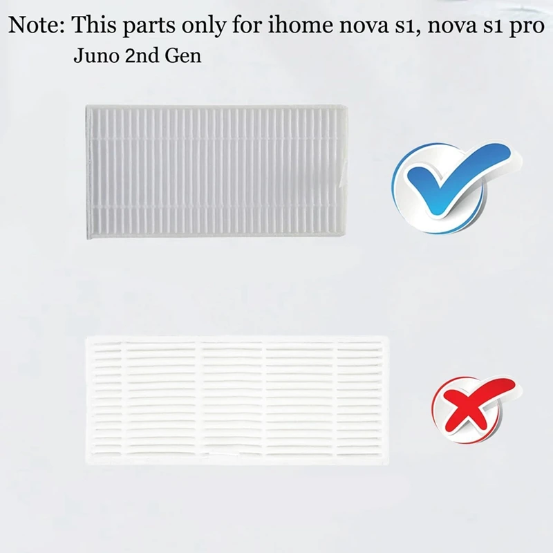 A86I-запасные части для аксессуаров для роботов-пылесосов Ihome Nova S1 Pro, IHRVS1PRO-3BLK, IHRVS1-3BLKS, IHRV9-BLKS