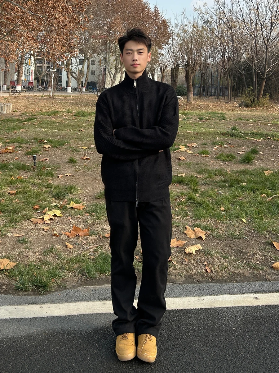 

Мужские джинсы Bla с высокой талией, облегающие, прямого кроя, весна-осень, повседневные, Cleanfit Knife Jeans