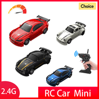 2025 New KF20 1:64 RC Drift Car 2.4G High-Speed Racing Car Four-Wheel Mini Desktop Remote Control  Car children RC Toy Boys Gift