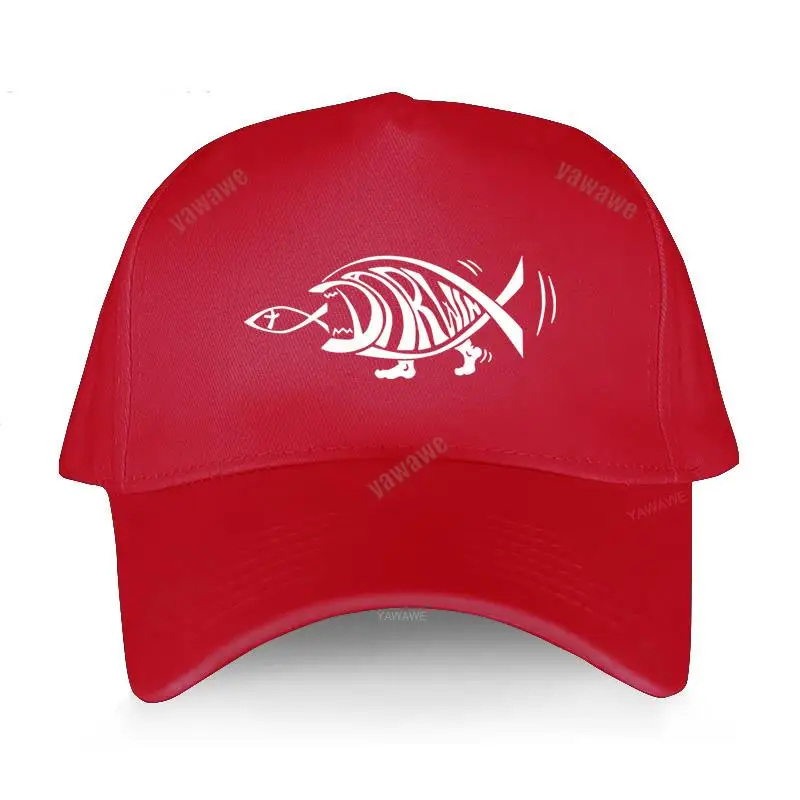 Men's luxury brand cap outdoor sport bonnet Darwin Fish Eating Jesus Fish Fashion Summer Baseball Cap Creative Printed Hat