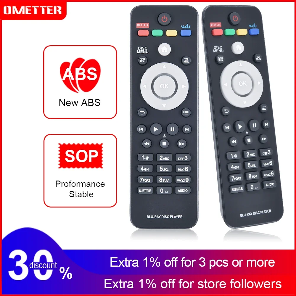 

Accoona New Blu-ray DVD Remote Control for PHILIPS Bdp2185 / F7 Bdp3406 Bdp3306 Bdp3380k/93 Bdp5506 Bdp5406 Bdp2985 RC-2802