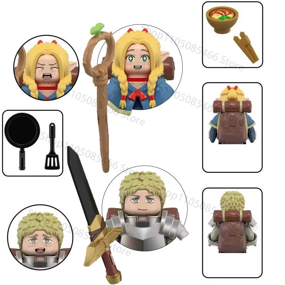 Delicioso en mazmorra, modelo de ladrillos, muñecas, Mini ensamblaje Compatible, rompecabezas, figuras de acción, juguete de bloques de construcción, regalos de cumpleaños para niños