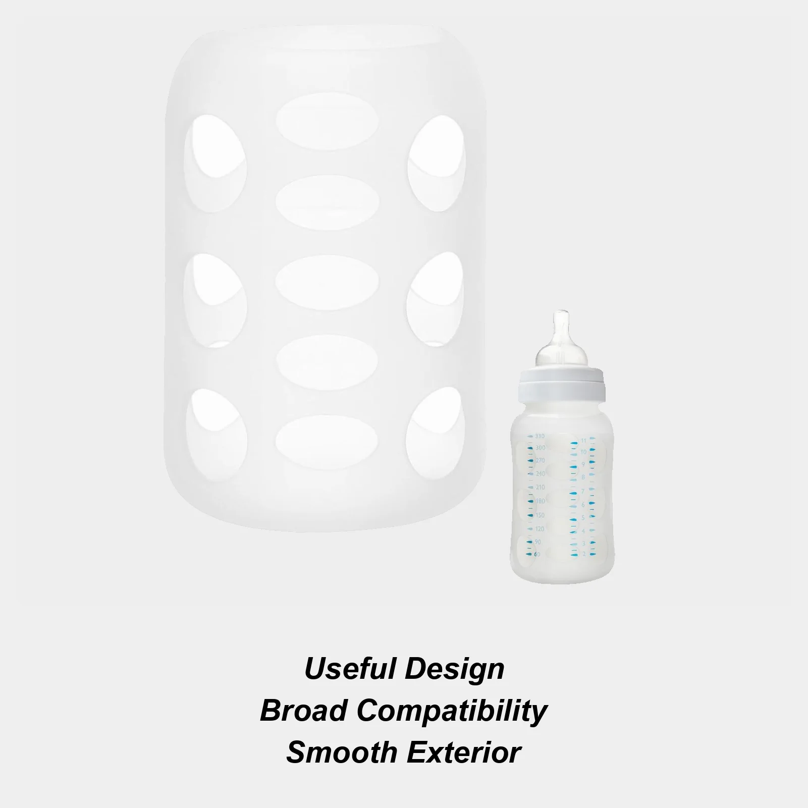 

Baby Bottle Sleeve Heat-Resistant Sleeves Protector Anti Breakage Glass Feeding For Travel Outdoor Stroller Park Car Walking